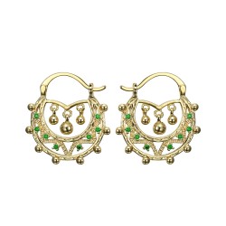 Savoiardo Bambino Adulto 25 mm Creoli Verde Smeraldo IM#22570