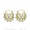 Creoles adultos 25mm Verde Esmeralda IM#22571