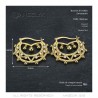 Adult Women's 35mm Diamond Hoop Earrings IM#22579