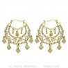 Boucles d'oreilles Savoyardes Niglo Femme Gitane Or Diamant  IM#22683