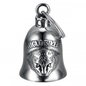 Campanello moto Mocy Bell Riccio Niglo Biker Acciaio inox Argento IM#22845