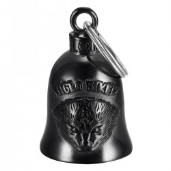 Campanello per moto Mocy Bell Riccio Niglo Biker Acciaio Inox Nero IM#22851