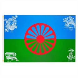 Zigeunerflagge Reisende Sara Niglo Verdine Camargue IM#22857