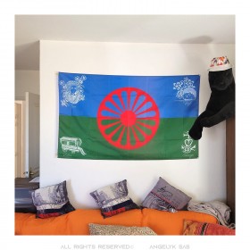 Zigeunerflagge Reisende Sara Niglo Verdine Camargue IM#22859