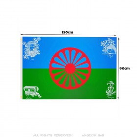Bandera gitana viajera Sara Niglo Verdine Camargue IM#22860