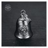 Motorradglocke Mocy Bell St. Christophorus Edelstahl Silber IM#22914