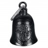 Timbre de moto Mocy Bell Saint-Christophe Acero inoxidable Titanio negro IM#22919