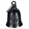 Timbre de moto Mocy Bell Saint-Christophe Acero inoxidable Titanio negro IM#22920