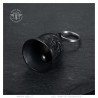 Motorbike bell Mocy Bell Saint-Christophe Stainless steel Black titanium IM#22922