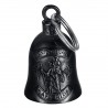 Clochette moto Mocy Bell St Christopher Safe Ride Acier inoxydable Noir  IM#22933