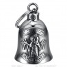 Motorbike bell Mocy Bell St Christoph Sichere Fahrt Stainless steel Silver IM#22941