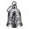 Motorradglocke Mocy Bell St Christoph Sichere Fahrt Edelstahl Silber IM#22941