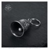 Motorbike bell Mocy Bell St Christoph Sichere Fahrt Stainless steel Silver IM#22943