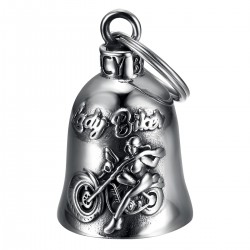 Mocy Bell Lady Biker Stainless Steel Silver IM#22947
