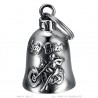 Mocy Bell Lady Biker Acero inoxidable Plata IM#22948