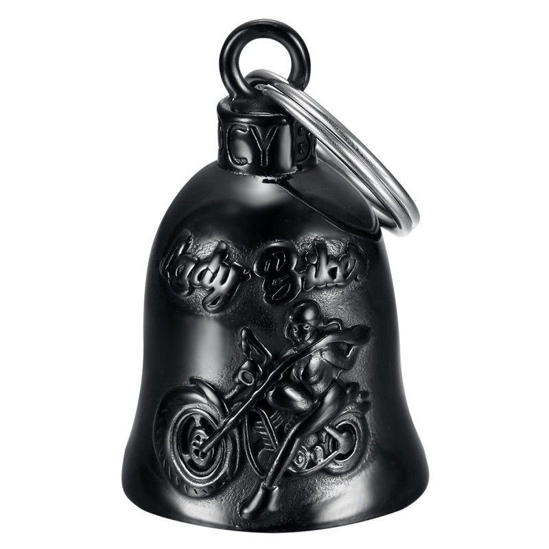 Timbre moto Mocy Bell Lady Biker Acero inoxidable Negro IM#22954