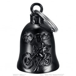 Mocy Bell Lady Biker in acciaio inox nero IM#22955