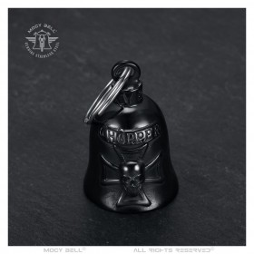 Clochette moto Guardian bell Aigle US Noir titane Acier  IM#22963