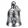 Motorbike bell Mocy Bell Chopper Stainless steel Silver IM#22968