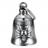 Motorradglocke Mocy Bell Chopper Edelstahl Silber IM#22968