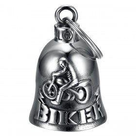 Mocy Bell Biker Acero inoxidable Plata IM#22999