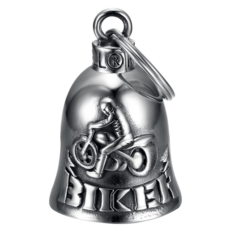 Mocy Bell Biker Stainless steel Silver IM#22999