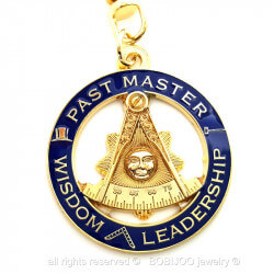 PCL0003 BOBIJOO Jewelry Key Ring Masonic Past Master