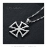 Stainless Steel Openwork Templar Cross Pendant IM#23030