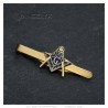 Gold Fine Blue Mason Tie Clip IM#23035