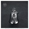 Motorradglocke Mocy Bell Freedom Edelstahl Silber IM#23041