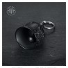 Campanello per moto Mocy Bell Eagle Ride to Live in acciaio inossidabile nero IM#23063