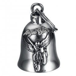 Campana Mocy Angel Biker in acciaio inox argento IM#23067