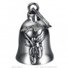 Timbre de motocicleta Mocy Bell Angel Biker Acero inoxidable Plata IM#23068