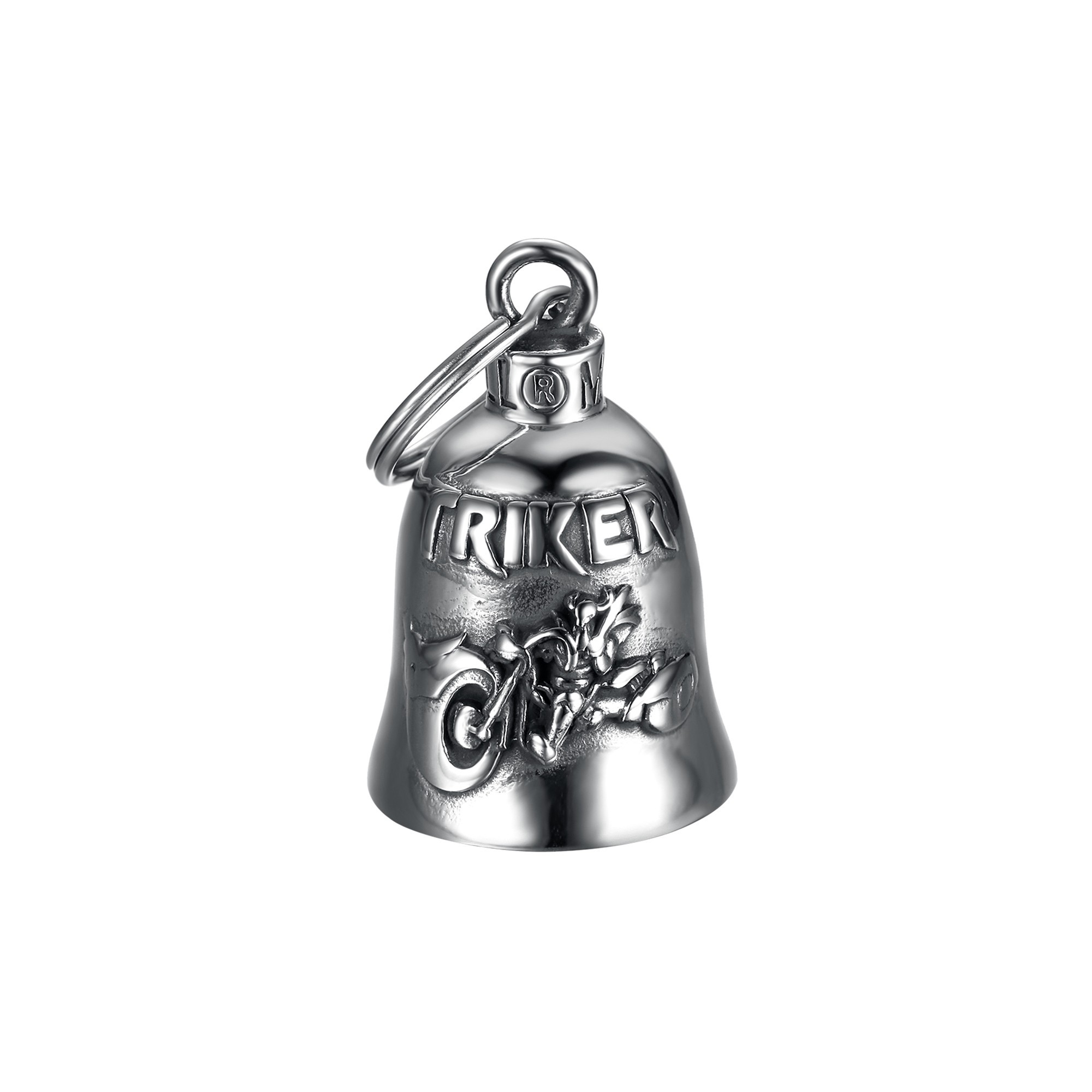 Guardian Bell Moto Clochette Moto Guardian Bell Saint Christophe Bonne Route Argenté Gremlin Bell
