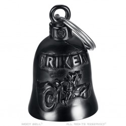Campanello per moto Mocy Bell Triker Acciaio inox nero IM#23089