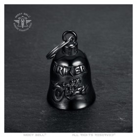 Clochette moto Guardian bell Aigle US Noir titane Acier  IM#23090