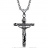 Catena Ciondolo Croce Di Cristo In Acciaio Inox  IM#23151