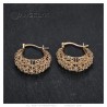 Vintage earrings Basket Gold-plated finish  IM#23165