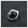 MC Biker Ring Acero inoxidable Azul sutil18x14mm IM#23221