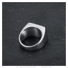 MC Biker Ring Stainless Steel Discrete Black18x14mm IM#23228
