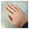 Chevalière Bague Homme Templier Ordre Jerusalem Or   IM#23270
