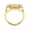 Dollar Sign Gold Strass Bling Ring IM#23310