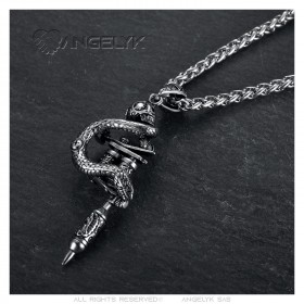 Pendentif Homme Franc-Maçonnerie Doré Or Fin Strass  IM#23394
