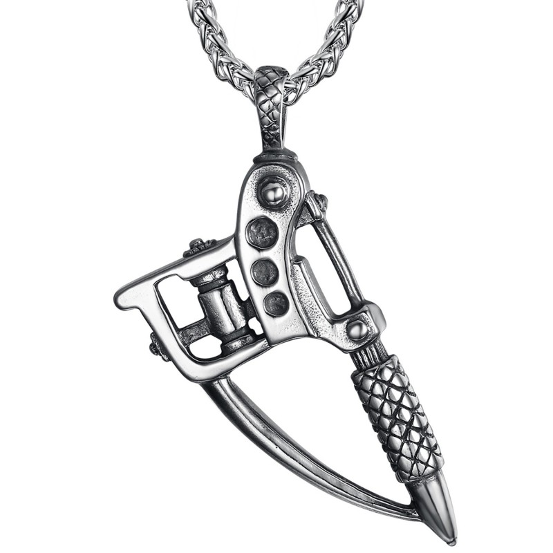 BOBIJOO Jewelry - Anhänger Stahl-Glas-Kreuz-Jerusalem-Kette - 26,90 €