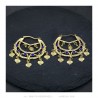 Niglo Women's Gitane Sapphire Gold Savoyard Earrings IM#23445