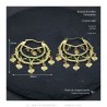 Boucles d'oreilles Savoyardes Niglo Femme Gitane Or Emeraude  IM#23452