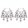 Niglo Pendientes de plata Gitane Ruby Savoyard IM#23455