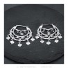 Boucles d'oreilles Savoyardes Niglo Femme Gitane Argent Diamant  IM#23463