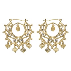 Santana Niglo Orecchini savoiardi in oro e diamanti IM#23485