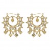 Santana Niglo Gitane Gold Diamond Savoyard Earrings IM#23485